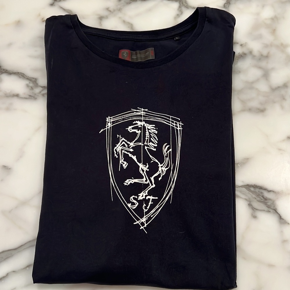 Mens short sleeve Ferrari shirt